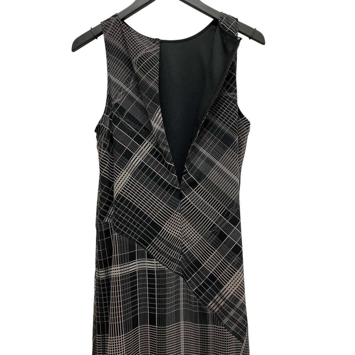 MEDI STRAIN CHECK DRESSチェック柄ビスチェ付ノースリーブチェックワンピース0225105931190