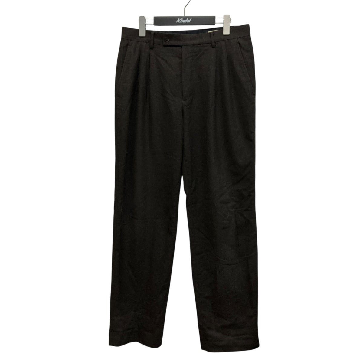 WOOL FULLING FLANNEL SLACKSカシミヤ混ウールスラックスA21AP02CF
