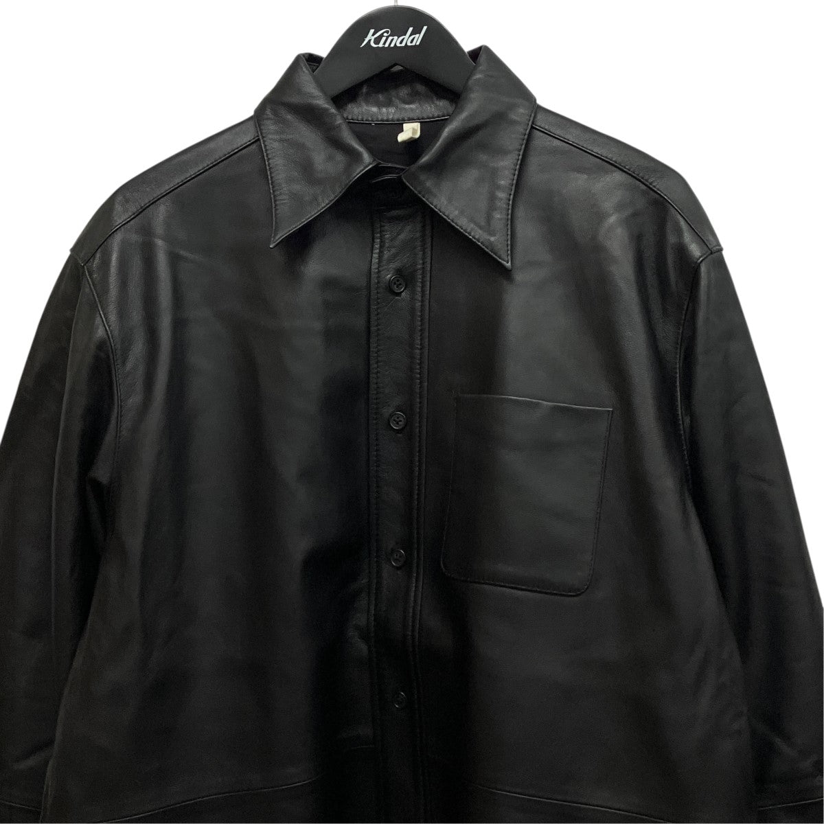 REGULAR COLLAR SHIRTレザーシャツジャケットSH-01-SHEEP