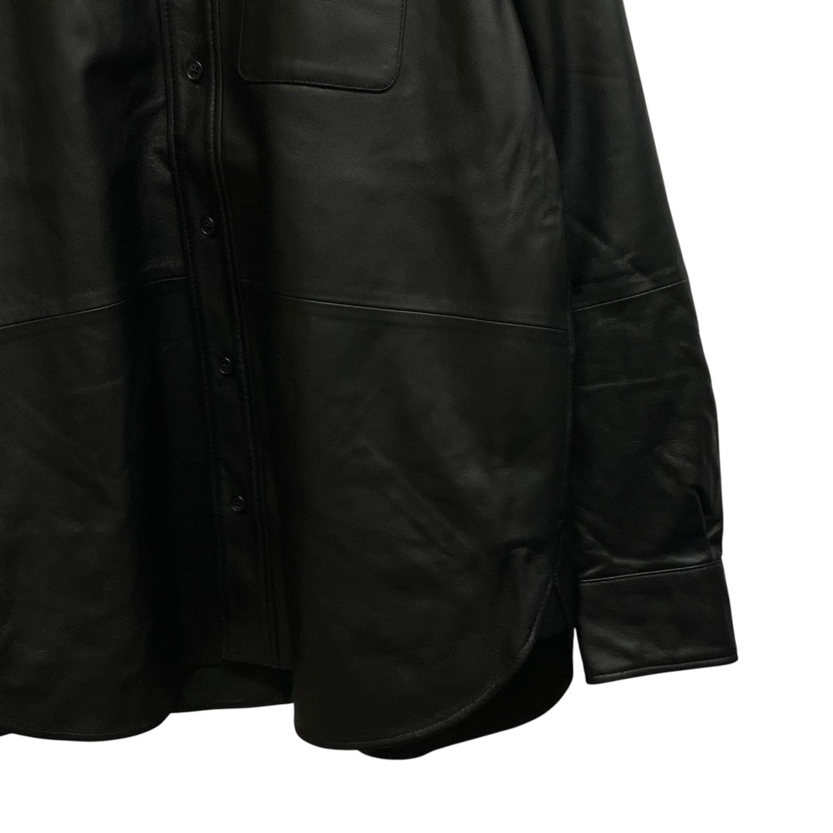 REGULAR COLLAR SHIRTレザーシャツジャケットSH-01-SHEEP