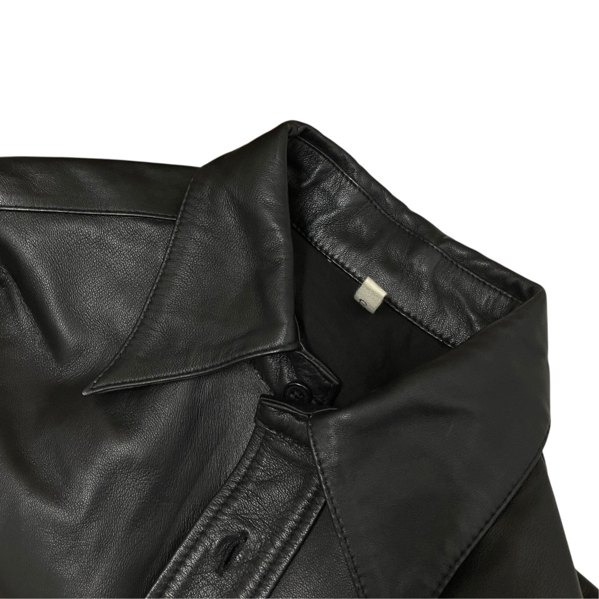 REGULAR COLLAR SHIRTレザーシャツジャケットSH-01-SHEEP