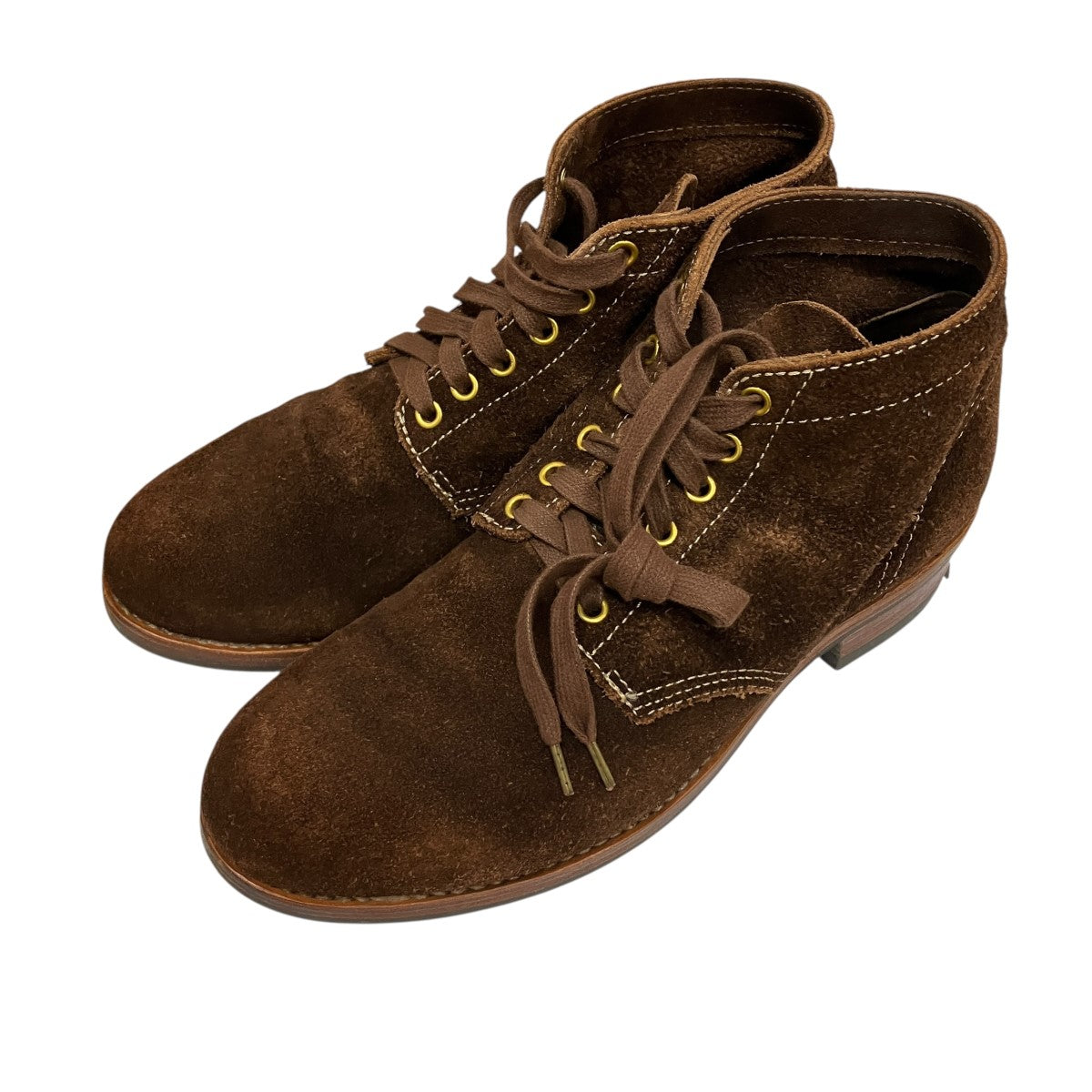 18AWBRIGADIER BOOTS MID-FLOKスウェードブーツ0118402002004