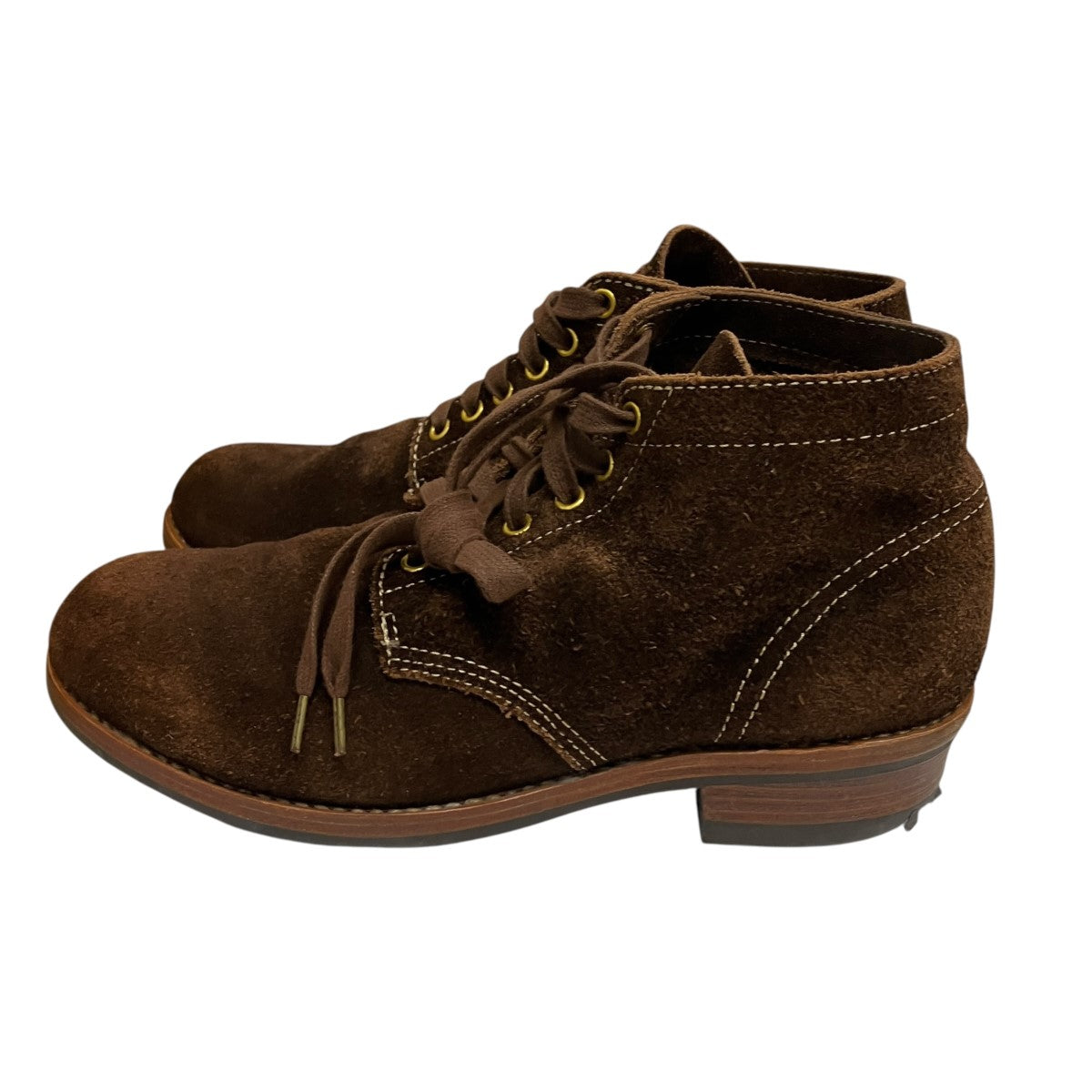 18AWBRIGADIER BOOTS MID-FLOKスウェードブーツ0118402002004