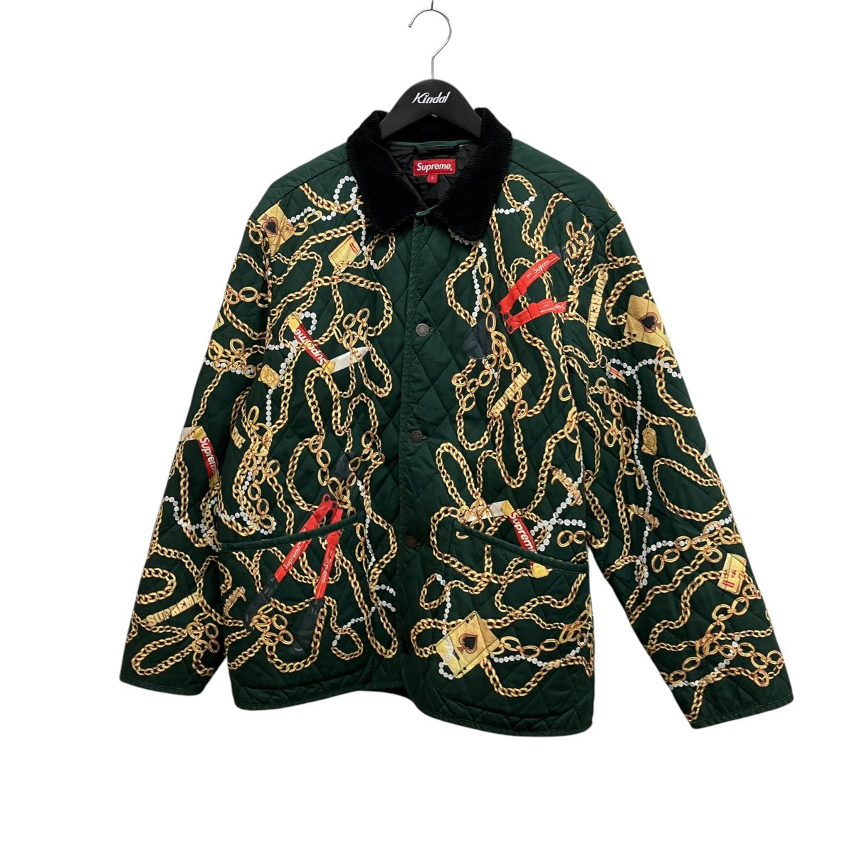 Chains Quilted jacket総柄キルティングジャケット