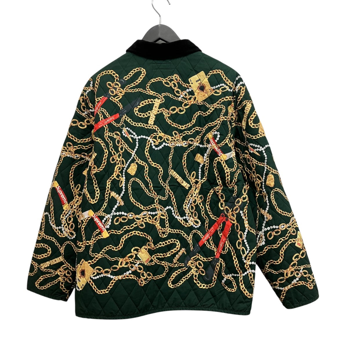 Chains Quilted jacket総柄キルティングジャケット