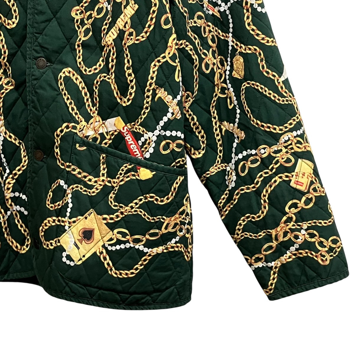 Chains Quilted jacket総柄キルティングジャケット