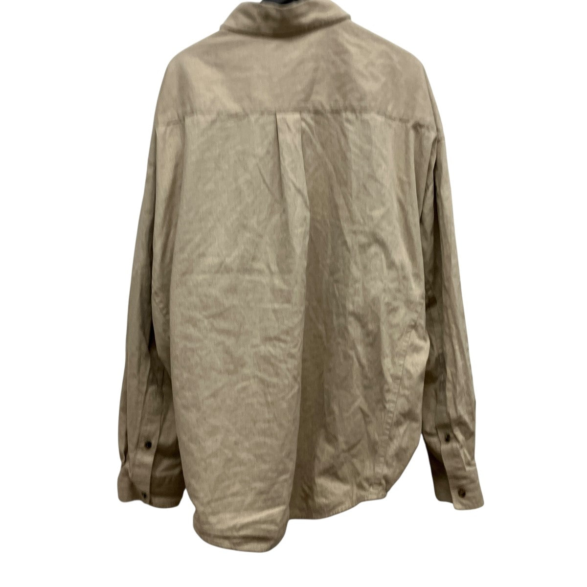 Cotton Poplin Shirt Beigeコットンヘンプポプリンシャツ798323 V4MS0