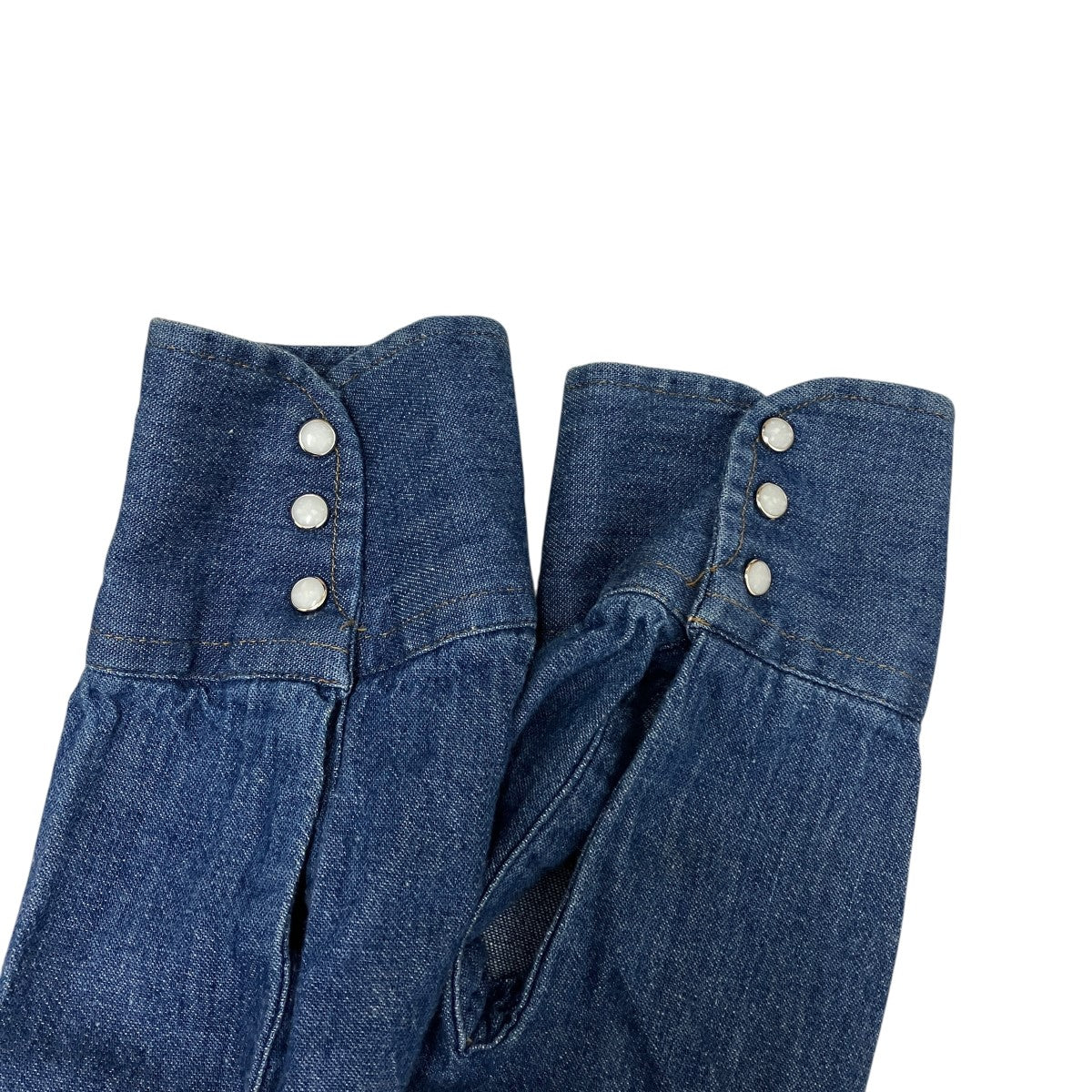 70s USA製ウエスタンデニムシャツ60648-1117