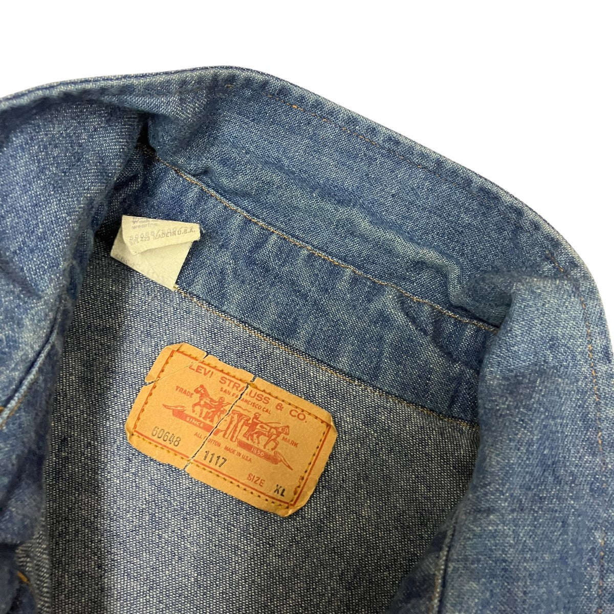 LEVI'S(リーバイス) 70s USA製ウエスタンデニムシャツ60648-1117 60648