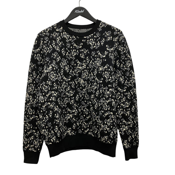 KRISVANASSCHE　クリスヴァンアッシュ　14ss ドット穴あきニット KRIS VAN ASSCHE(クリスヴァンアッシュ) モザイク柄ニットセーター