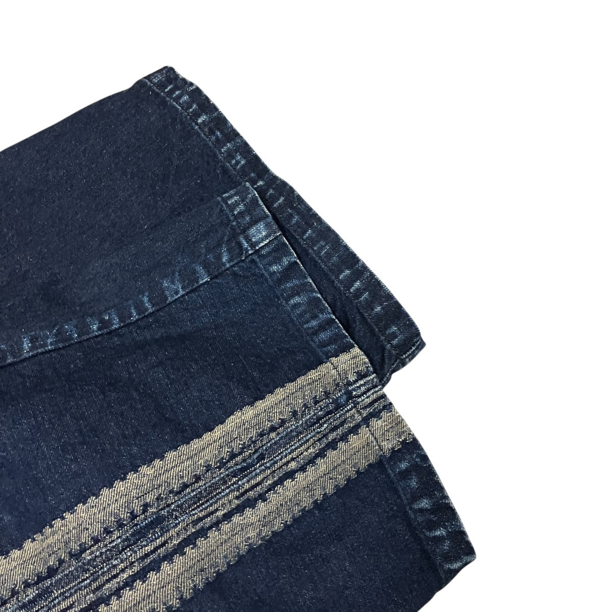 yagasuri jacquard denim shortsハーフデニムパンツK2403SP067