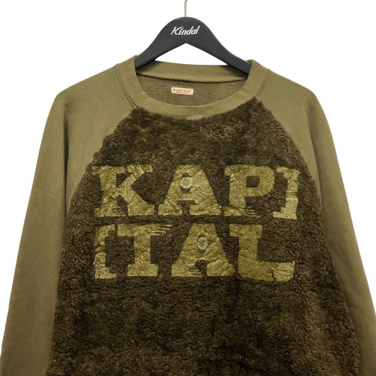 Speakeasy Fur Grizzly SweaterフロントロゴスウェットK2411LC120