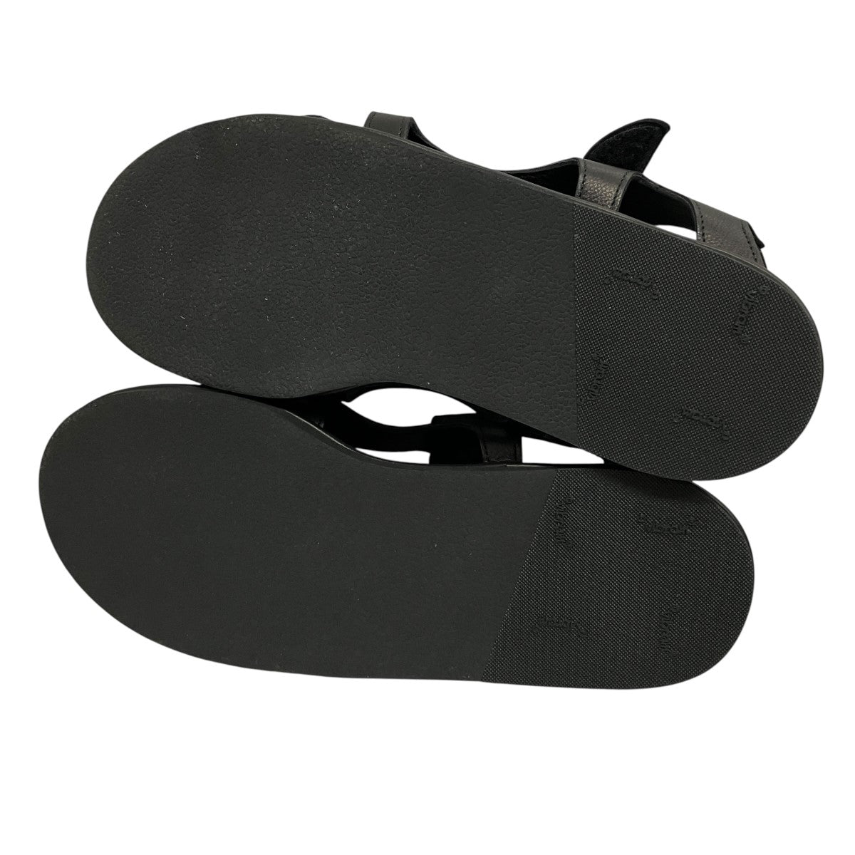 26SSSOFT LEATHER DOUBLE STRAP SANDALSレザーベルテッドサンダルA26SS06QD