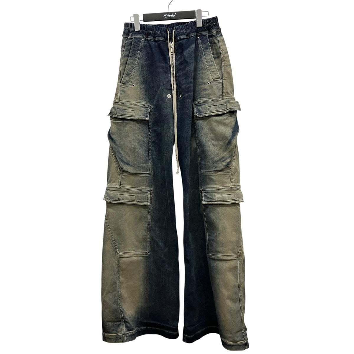 23SSEDFU期 DOUBLE CARGO JUMBO BELASデニムカーゴパンツDU01C6398-SDMPDE