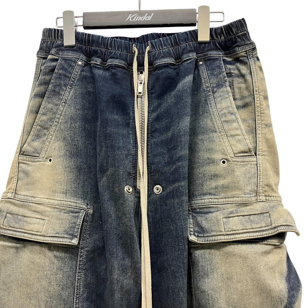 23SSEDFU期 DOUBLE CARGO JUMBO BELASデニムカーゴパンツDU01C6398-SDMPDE