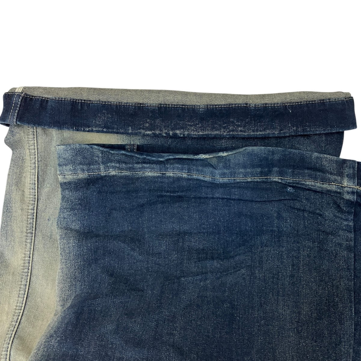 23SSEDFU期 DOUBLE CARGO JUMBO BELASデニムカーゴパンツDU01C6398-SDMPDE