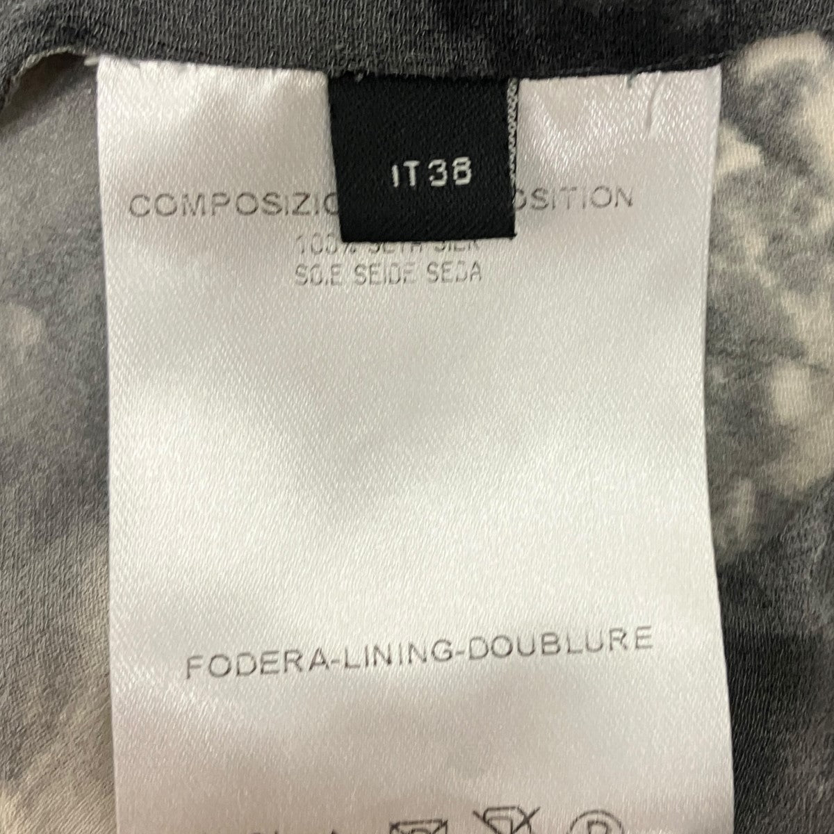 ALEXANDER McQUEEN シースルー総柄半袖ブラウス269287 古着・中古-6枚目のアイテム画像