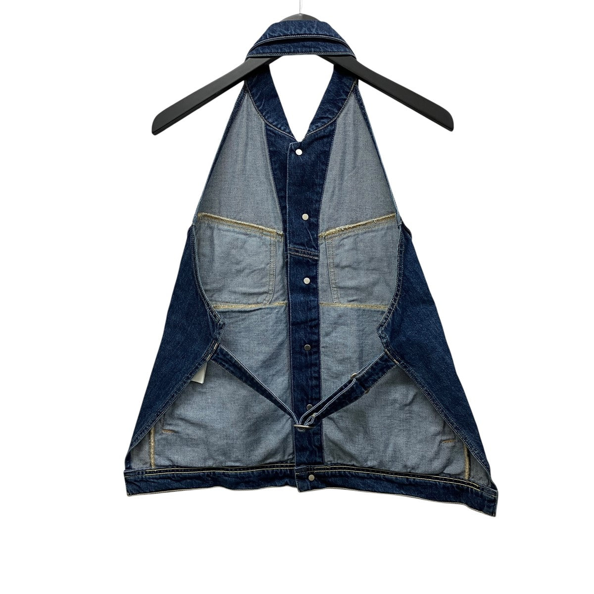 24SSSTRAP DENIM VESTバックオープンデニムビスチェW2245SS
