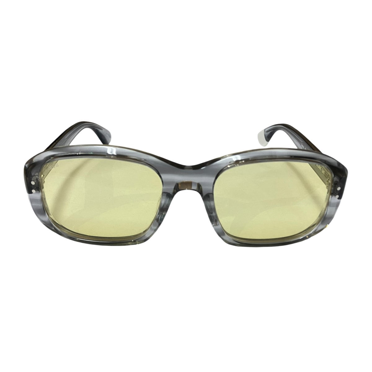 MASU X BLANC Oval Shape Sunglasses （Gray Marble）サングラスM25K6OJ003