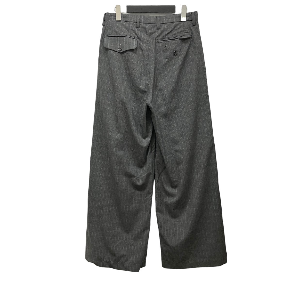 FUTURE WIDE TROUSERS (GRAY)ストライプパンツMVFW-PT0822