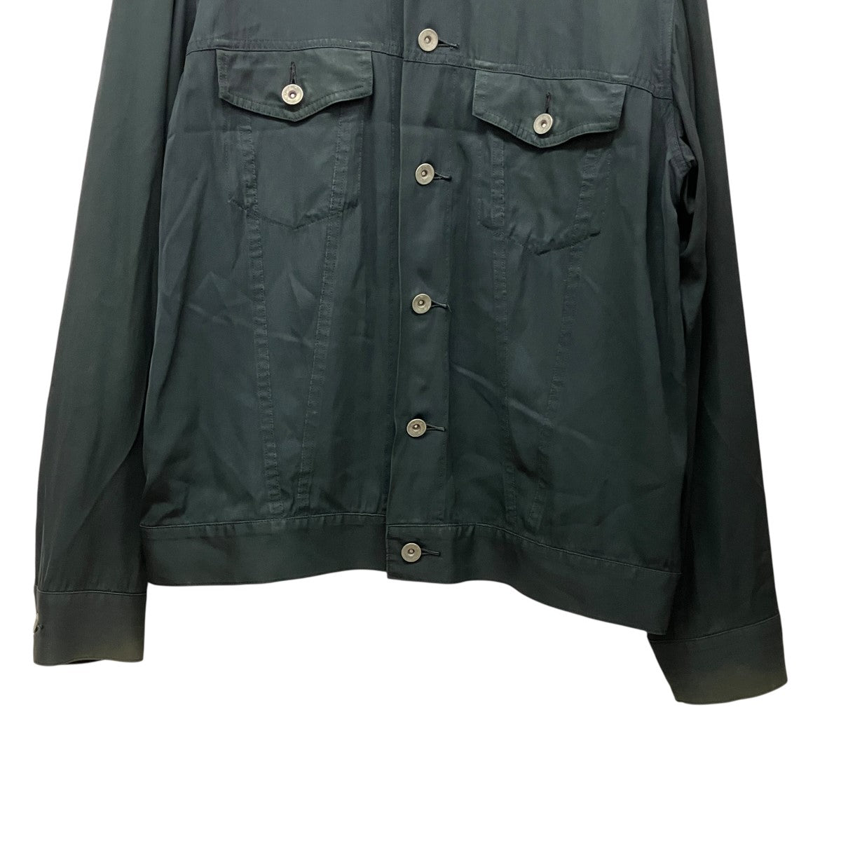 POLYPLOID 19SSWORKWEAR JACKETシルクシャツ19SS-08-B 古着・中古-4枚目のアイテム画像