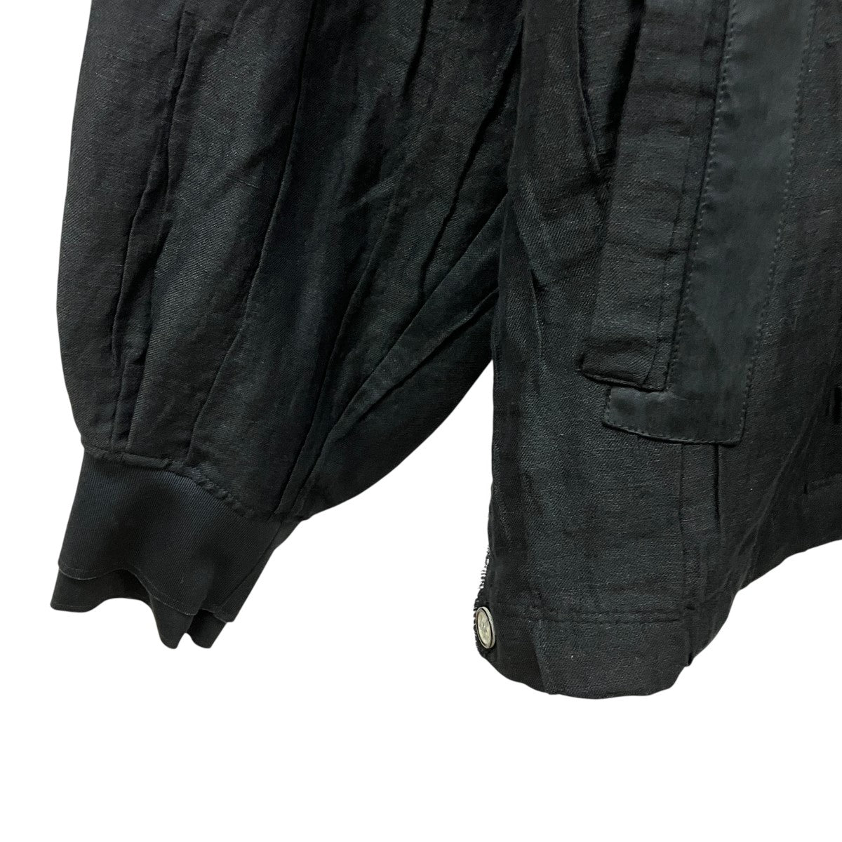 HEoS 26SSLayered Collar Tie Coach JacketコーチジャケットHJSS-BL002 古着・中古-6枚目のアイテム画像