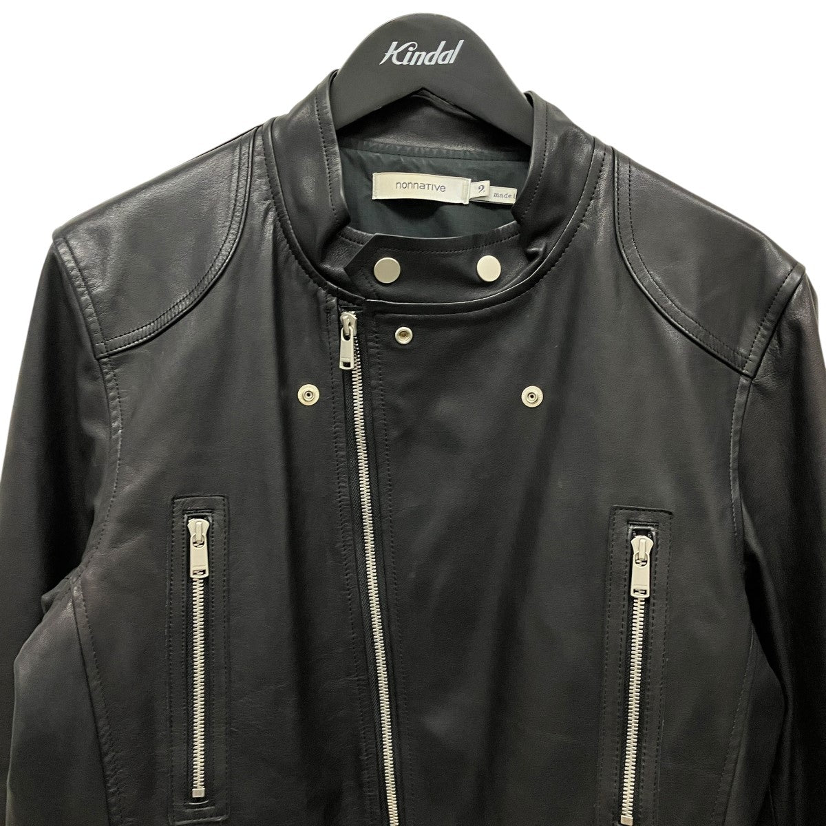 nonnative(ノンネイティブ) カウレザージャケットNN-J3056 NN-J3056