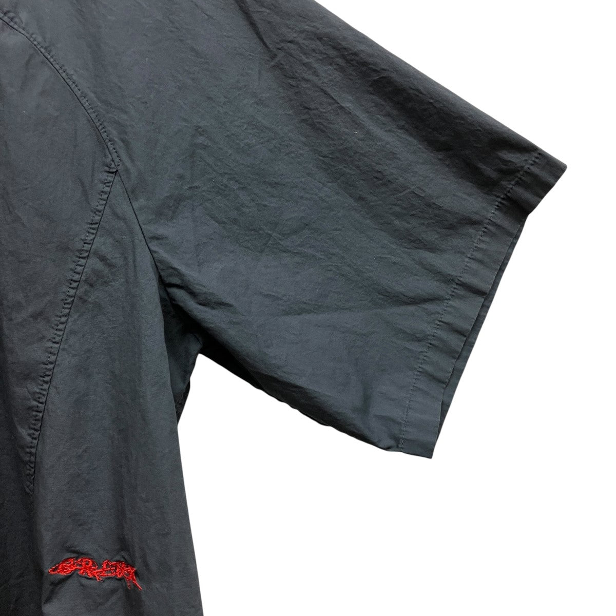 GR10K POPLIN ZIPPED SHORT SLEEVE SHIRT半袖ジップシャツBG127084DI 古着・中古-5枚目のアイテム画像
