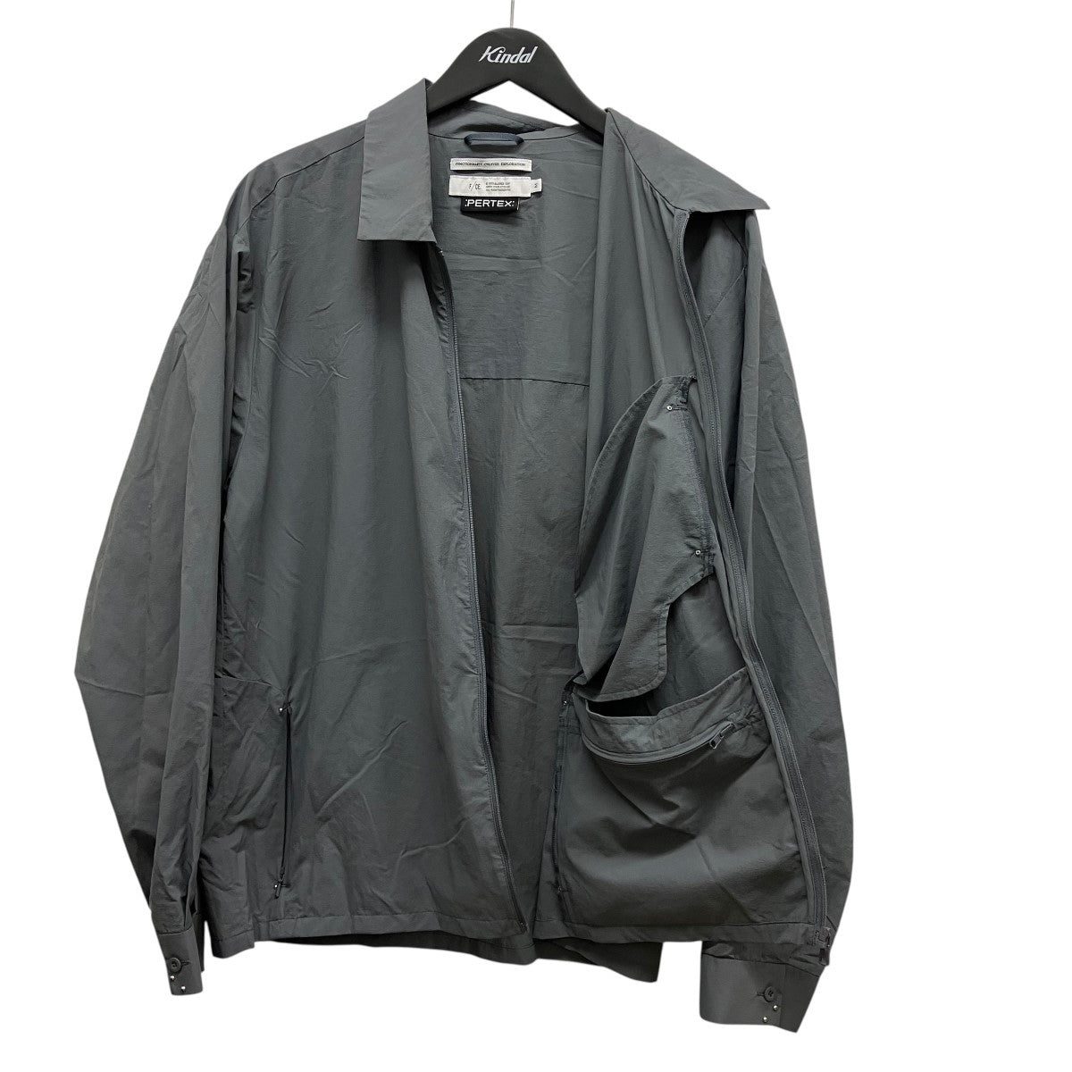 F／CE．×PERTEX UTILITY PACKABLE SHIRT JKジップシャツジャケットFPA02261U0002 古着・中古-5枚目のアイテム画像
