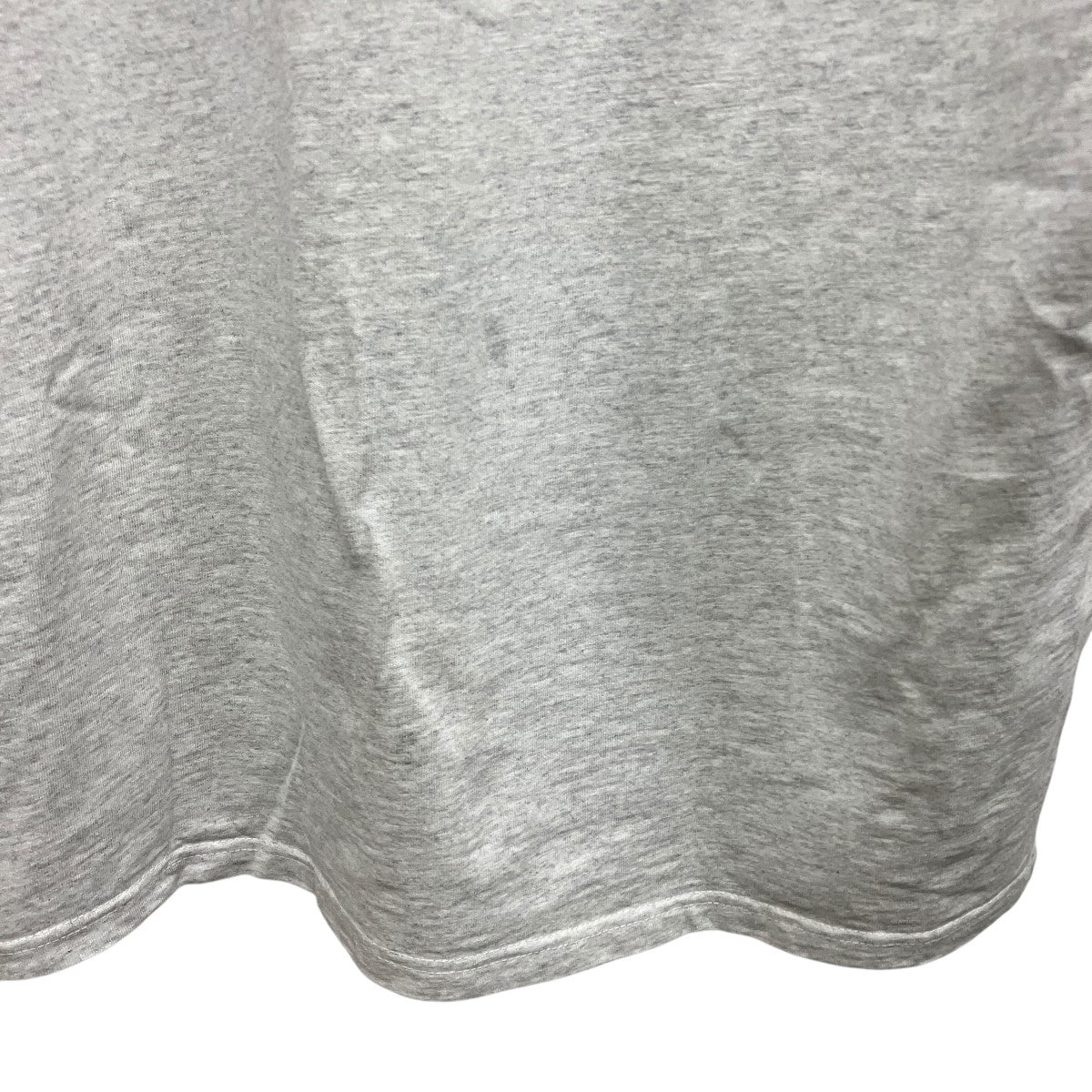 24SSStencil Embroidered S S Top刺しゅうロゴTシャツ
