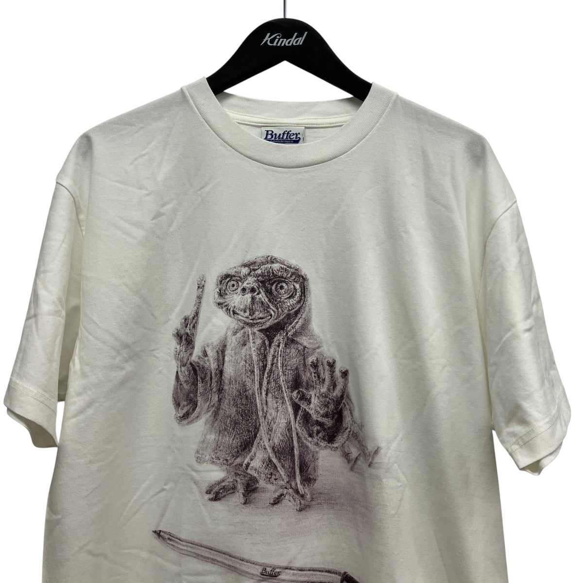 BUFFER(西山徹)×E．T 「E．T．Thumb Sucker」プリントTシャツ 古着・中古-3枚目のアイテム画像