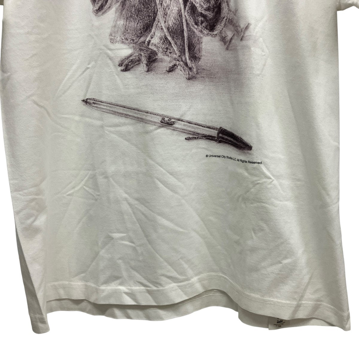 BUFFER(西山徹)×E．T 「E．T．Thumb Sucker」プリントTシャツ 古着・中古-4枚目のアイテム画像