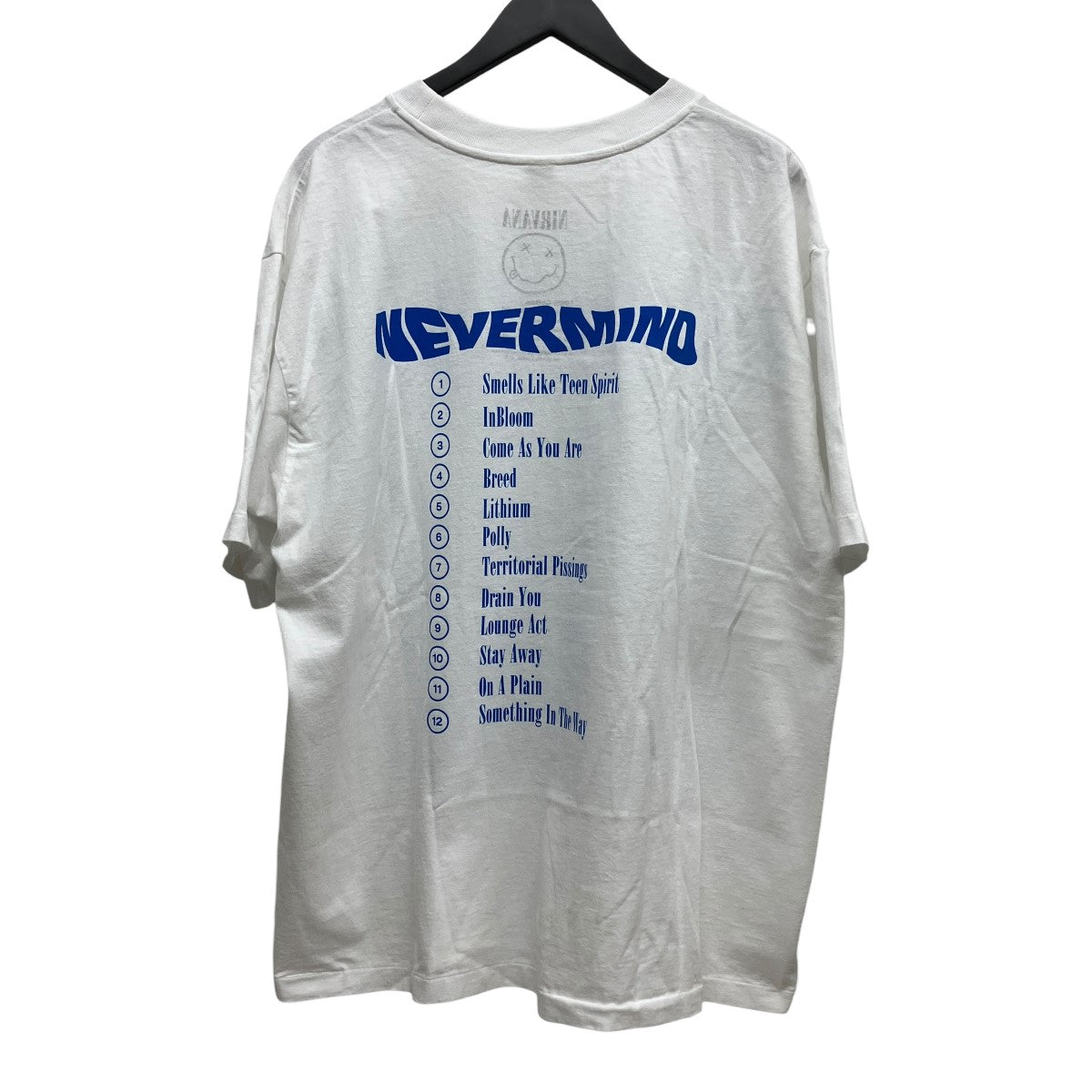 NIRVANA FREAK’S STORE別注「NEVERMIND」ネバーマインドTシャツ 古着・中古-2枚目のアイテム画像