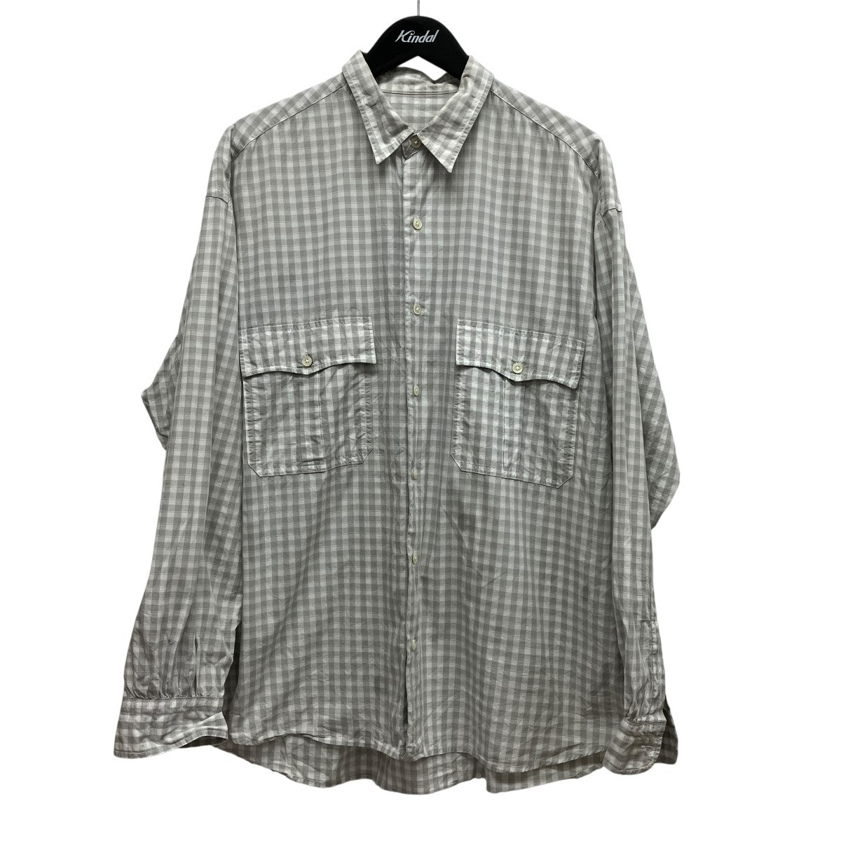 Porter Classic ROLL UP HEATHER GINGHAM CHECK SHIRT チェックシャツ PC-016-3968 古着・中古-1枚目のアイテム画像