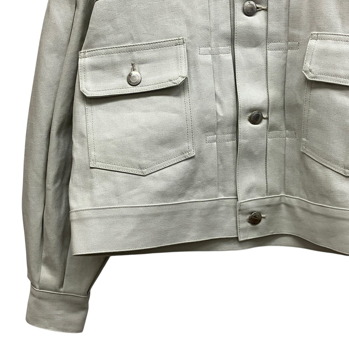 25SSBALLOON SLEEVE WHITE DENIM JACKET TYPE2 17503デニムジャケット251-17503 033