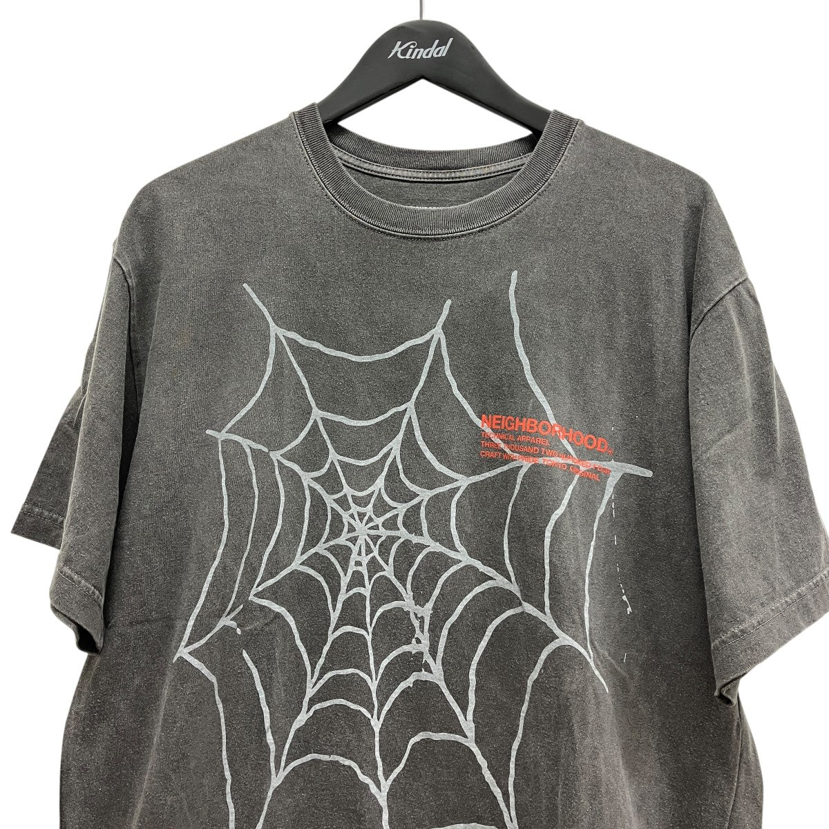 NEIGHBORHOOD 25SS「NH．TEE」スパイダーウェブTシャツ 古着・中古-3枚目のアイテム画像