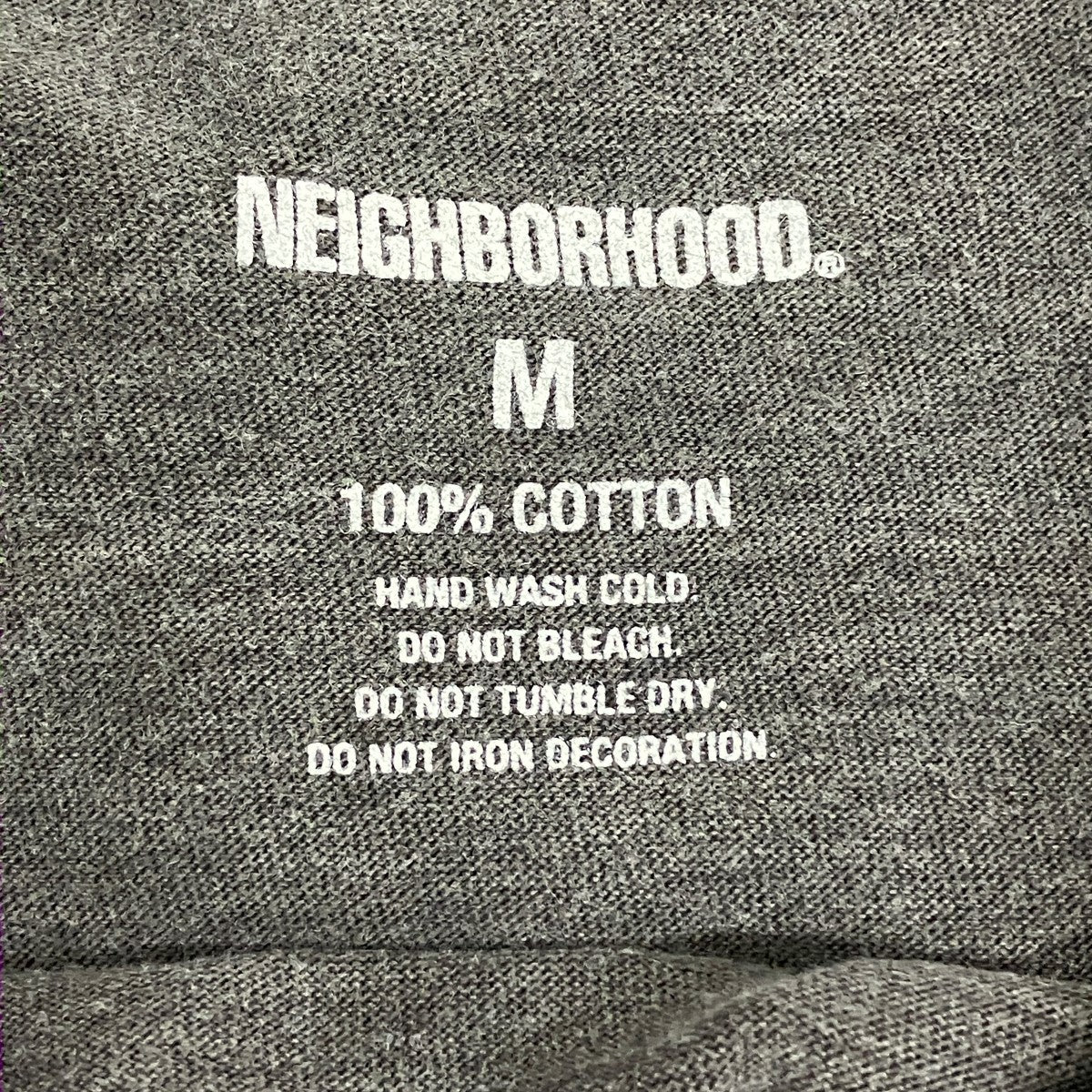 NEIGHBORHOOD 25SS「NH．TEE」スパイダーウェブTシャツ 古着・中古-6枚目のアイテム画像