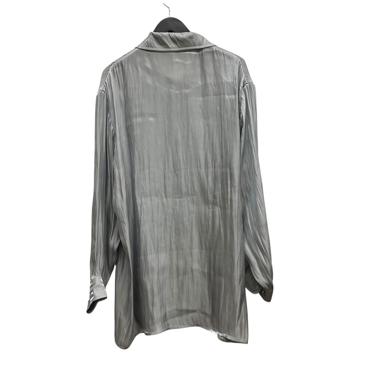 26SSAqua Textured Sheer Shirtビックカラーサテンシャツ26SS-0404