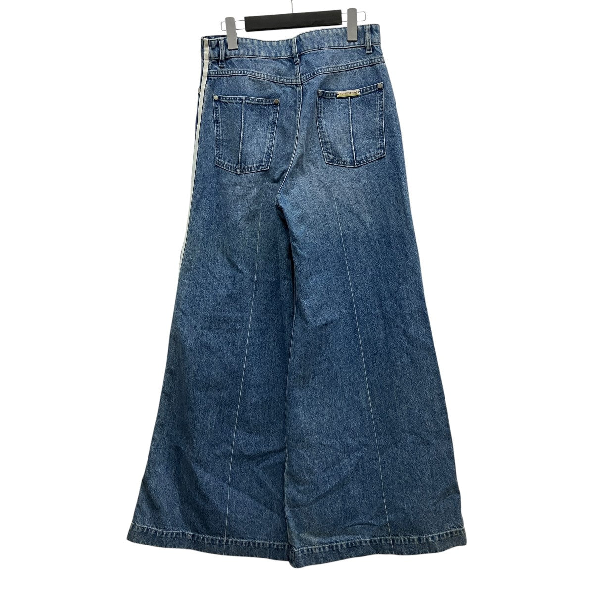 RIPPED STRAIGHT JEANSダメージ加工デニムパンツPO-FW22-153-DE