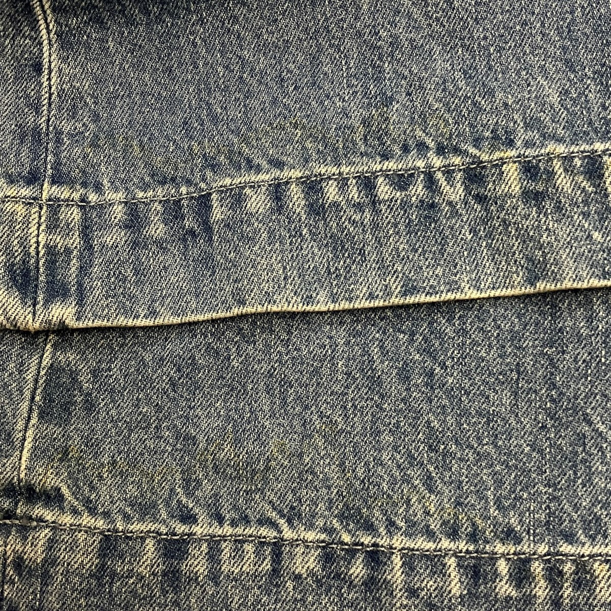 RIPPED STRAIGHT JEANSダメージ加工デニムパンツPO-FW22-153-DE
