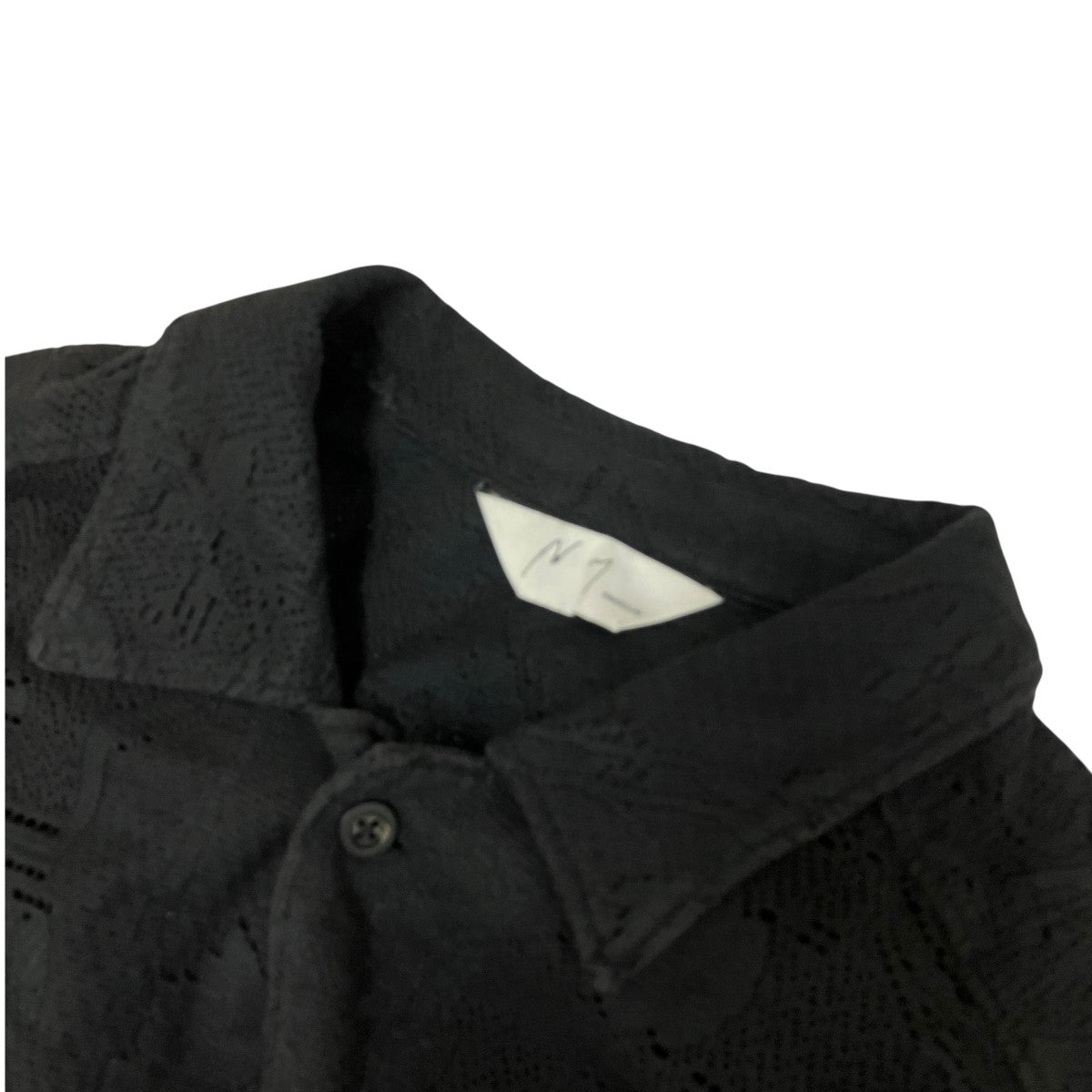 AGING LACE WORK SHIRTメッシュロングスリーブシャツANC-SH81-B