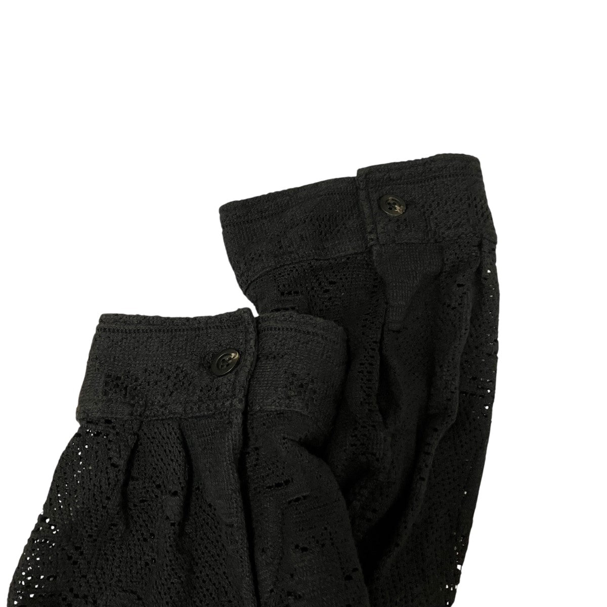 AGING LACE WORK SHIRTメッシュロングスリーブシャツANC-SH81-B