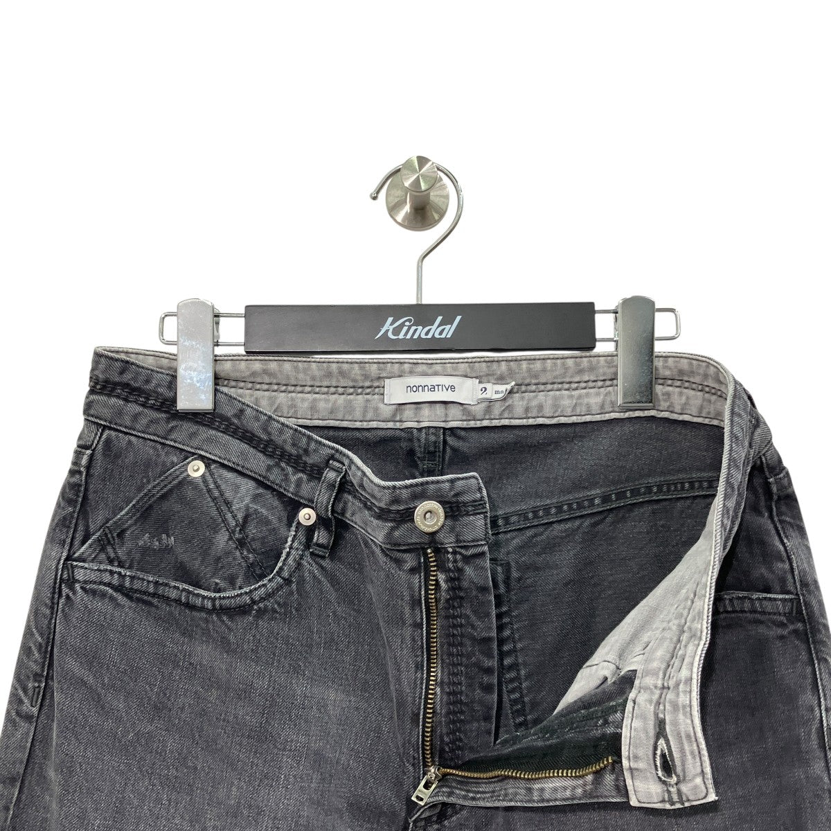 DWELLER 5P JEANS 01 COTTON 12oz BLACK DENIM VWデニムパンツNN-P4203