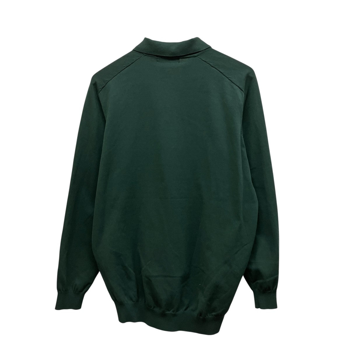 DWELLER L S POLO SWEATER C P YARNニットポロシャツNN-K4402