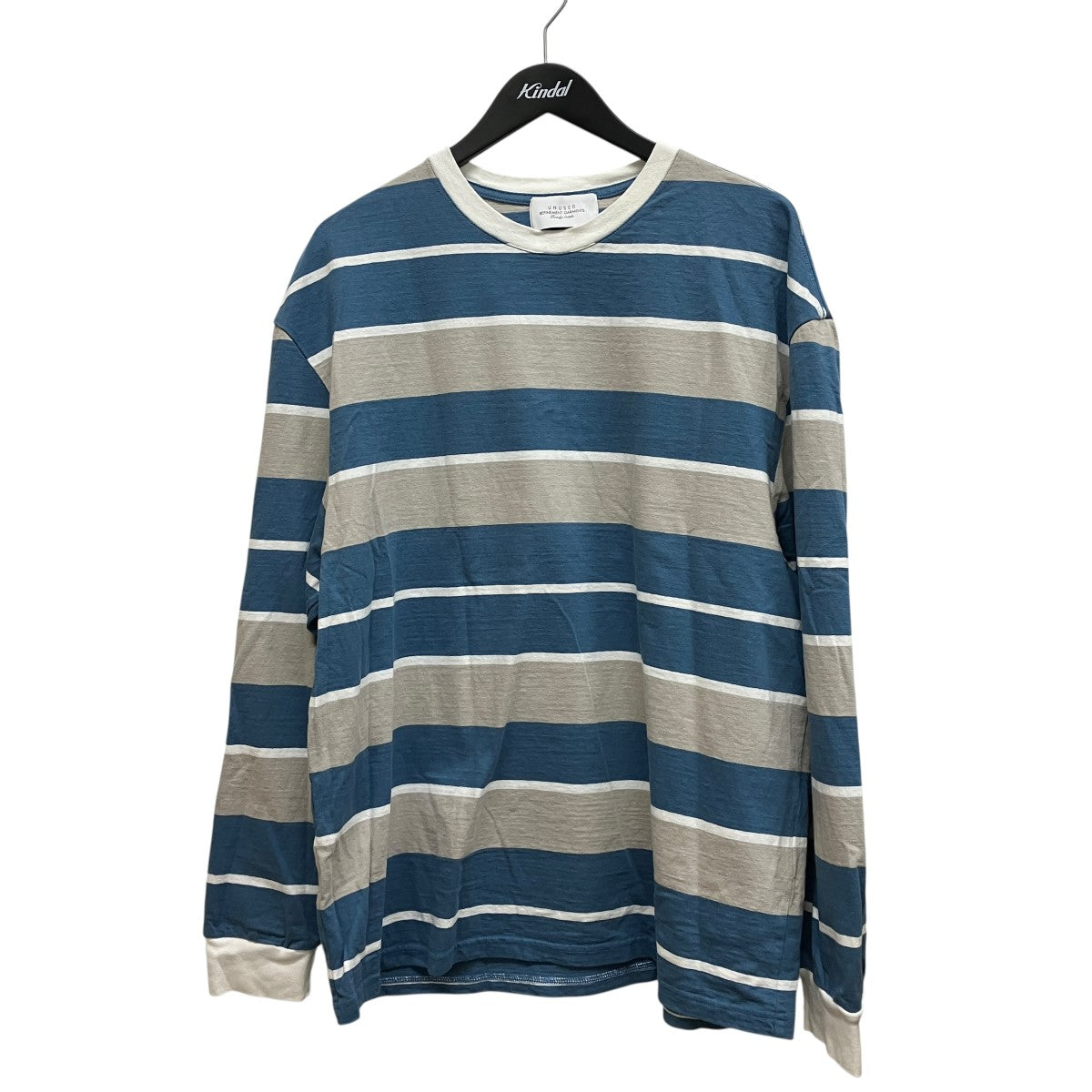 L S panel border teeボーダーロングTシャツUS2274
