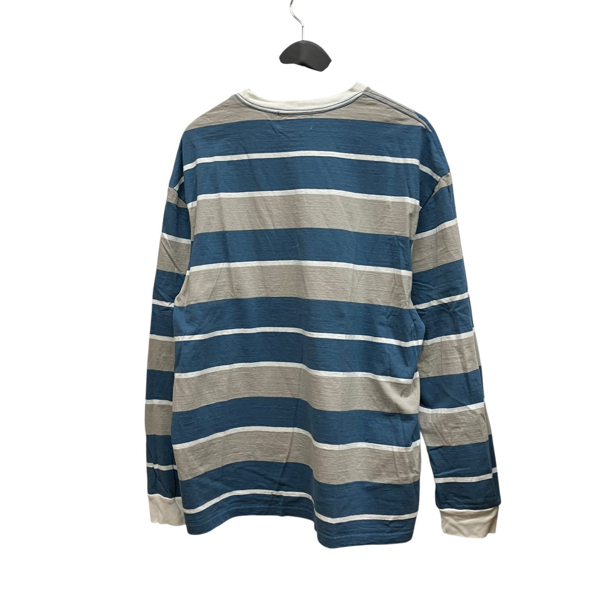 L S panel border teeボーダーロングTシャツUS2274