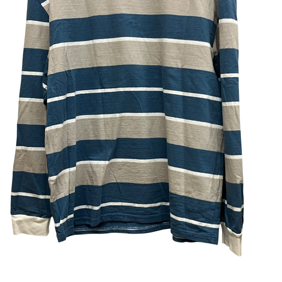 L S panel border teeボーダーロングTシャツUS2274