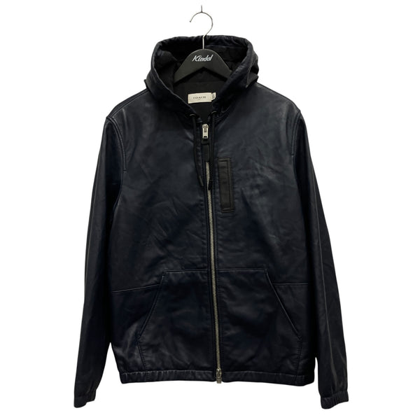COACH(コーチ) ラムレザーフーデットジャケット888-262-6224 888-262