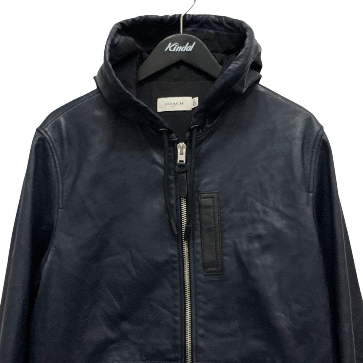 COACH(コーチ) ラムレザーフーデットジャケット888-262-6224 888-262
