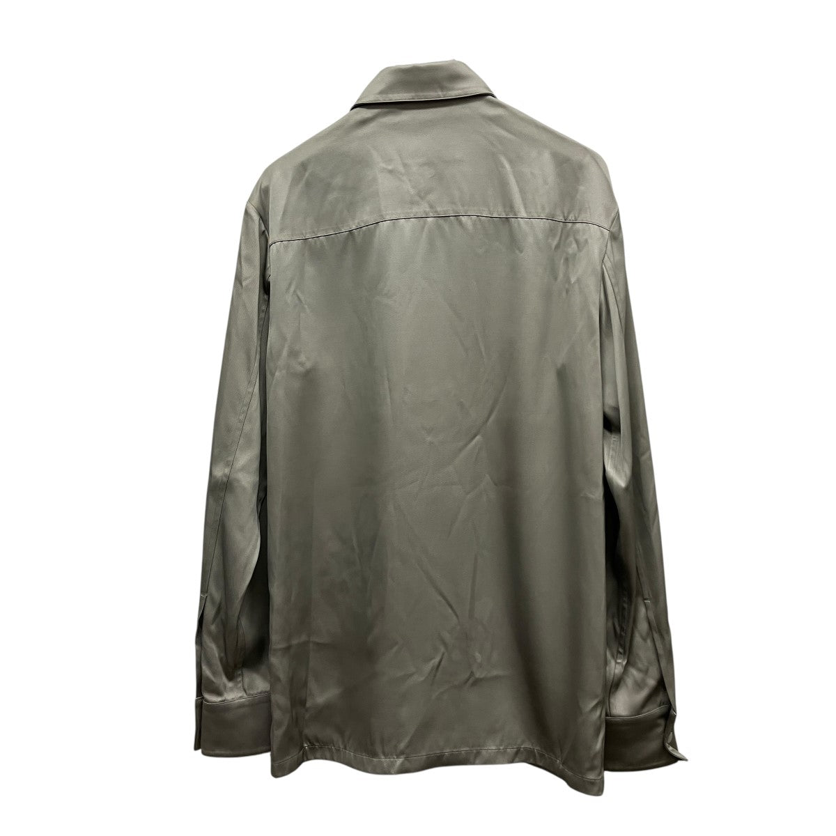 24AWシルク混サテンシャツジャケットJ21DL0196 J65112